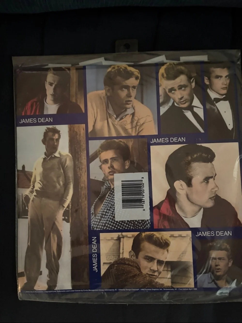 Rock Wraps - James Dean - Wrapping Paper Gift Wrap NWT. RARE
